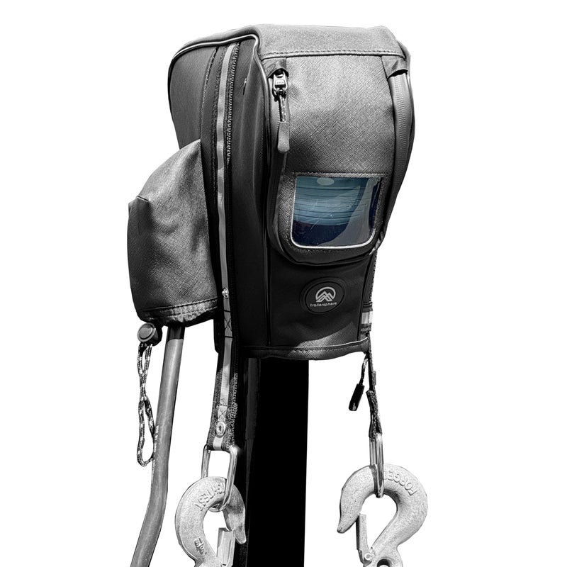 Trailersphere Clever Cover for LCI Jack Custom Electric Tongue Jack Cover for Trailer, RV, Camper, Chains Holder, Plug Protector, Sun and Waterproof (LCI Jack Cover) - Image 1